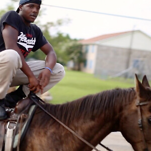 Hale County youth on a horse